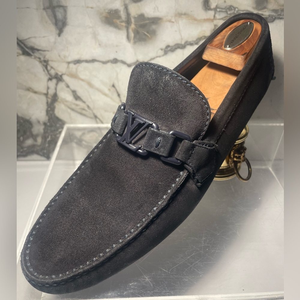 Louis Viutton hockenheim navy Bl sz usa 8.5 - Picture 8 of 16